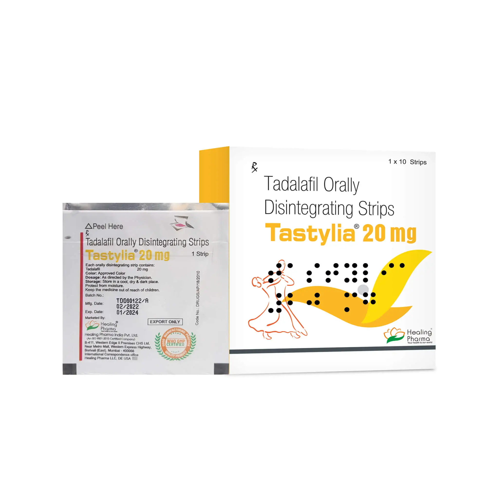 타다라필 타스틸리야 20mg 필름형 ODS (시알리스 구구정 제너릭)