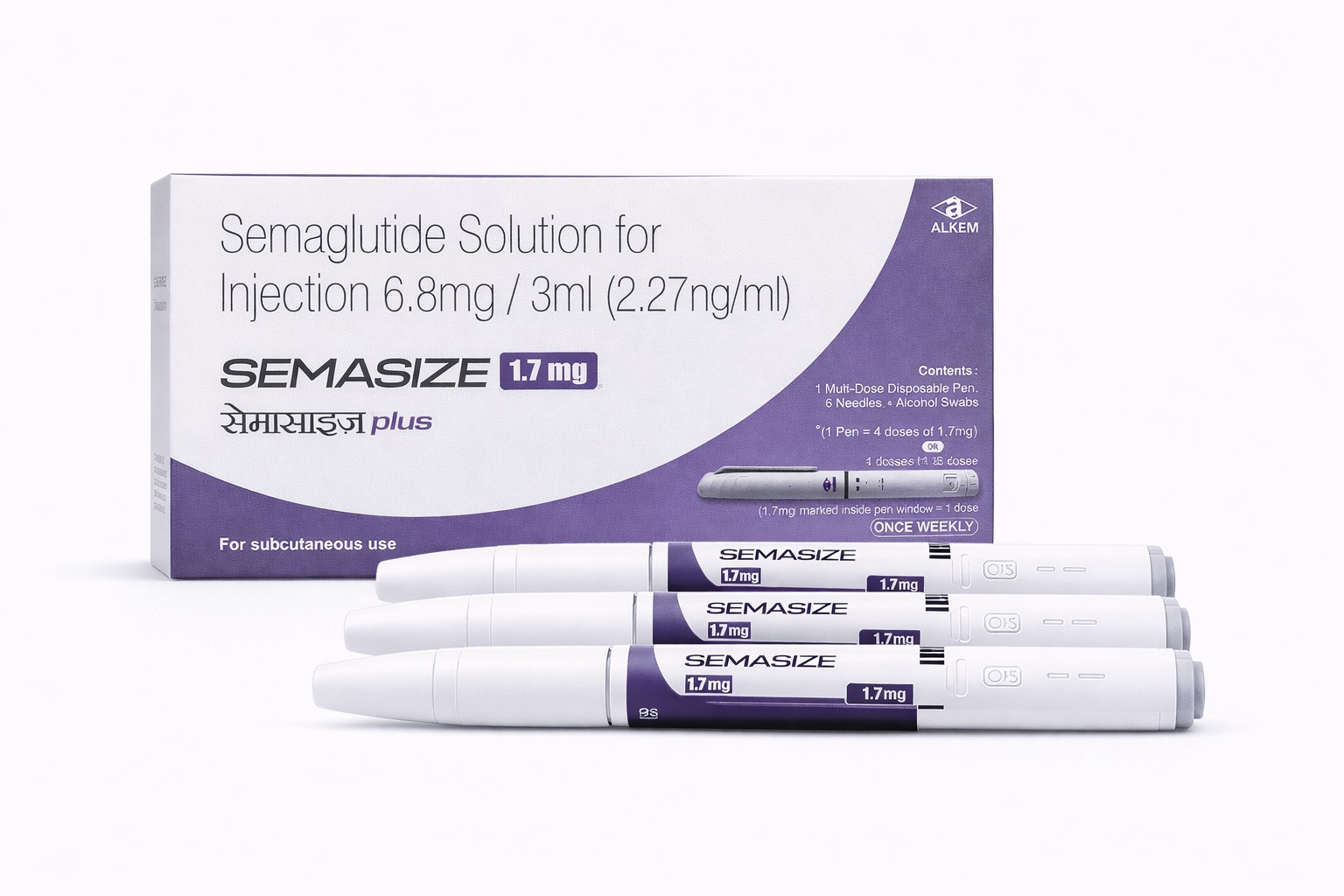 세마글루티드 세마사이즈 플러스 1.7mg (위고비 제너릭)